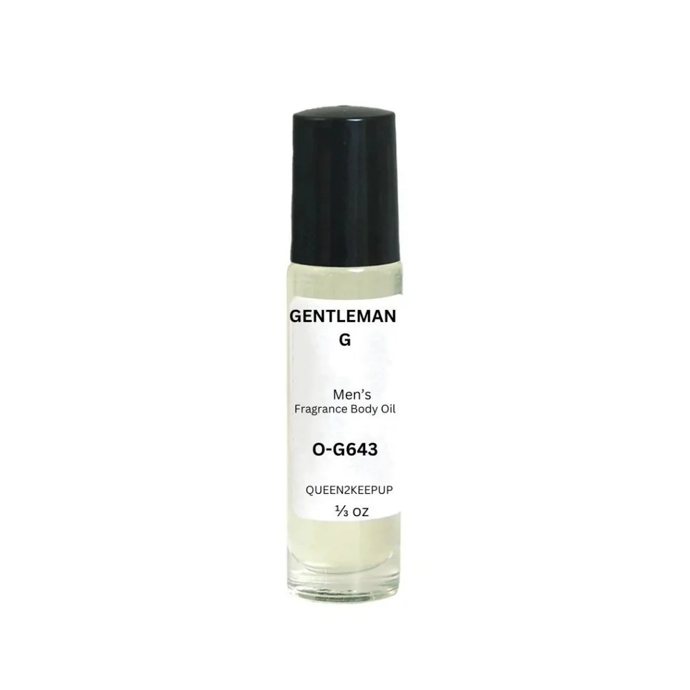 Gentleman G (Men) Body Oil 10 ml Fragrance Pure Uncut 1/3 oz Roll-On Scent